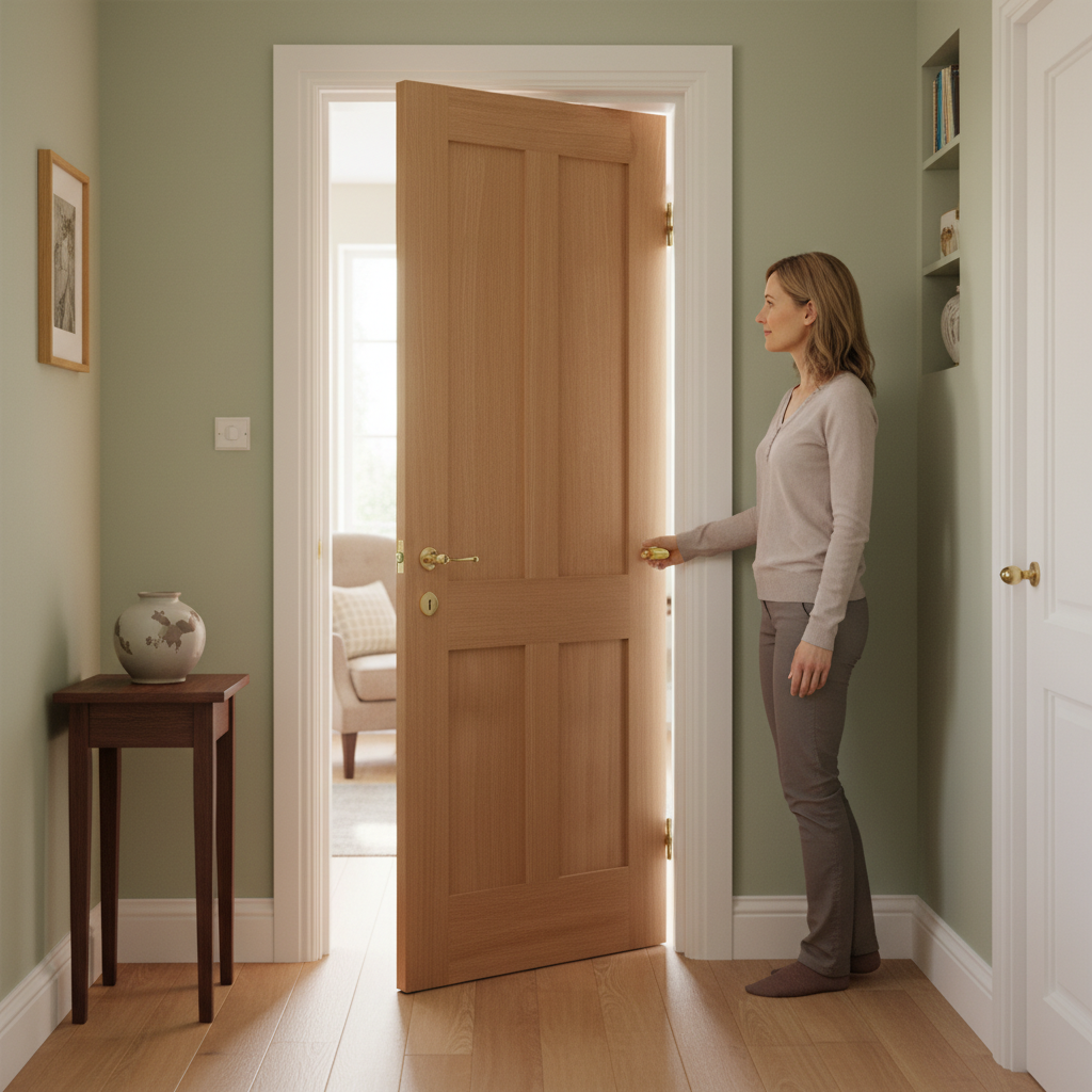 Bristol Oak 4 Panel Internal Door