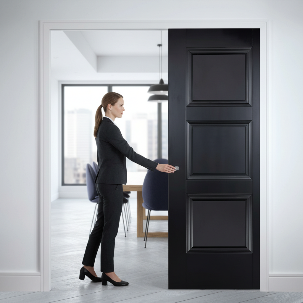 Premium Telescopic Pocket Door System with Adjustable Doorstop and Comprehensive Timber Lining Kit for Seamless Installation