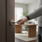 Premium Lever Handle on Concealed Fix Round Rose - Ergonomic Design for Office and School Use