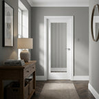 Made-to-Measure White Internal Cottage Door with 1 Light Clear Obscure Glass
