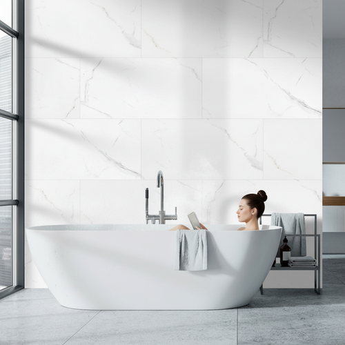 4mm High Gloss Wall Panelling with Waterproof Limestone Core and Fire-Retardant Finish for Elegant Interiors - Image 2