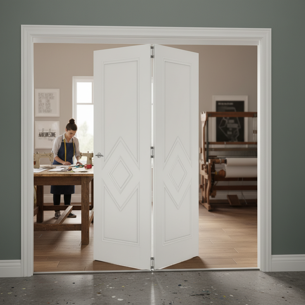 Premium Sliding Room Divider with Top Hung System - Custom Configurations for Seamless Spaces