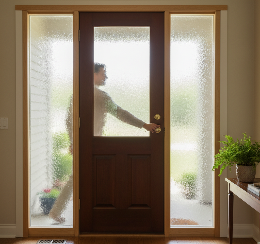 Premium Oak Effect Grand Entrance Door Frame Kit for 78" External Door with Adjustable Sidelights and Pre-Grooved Design