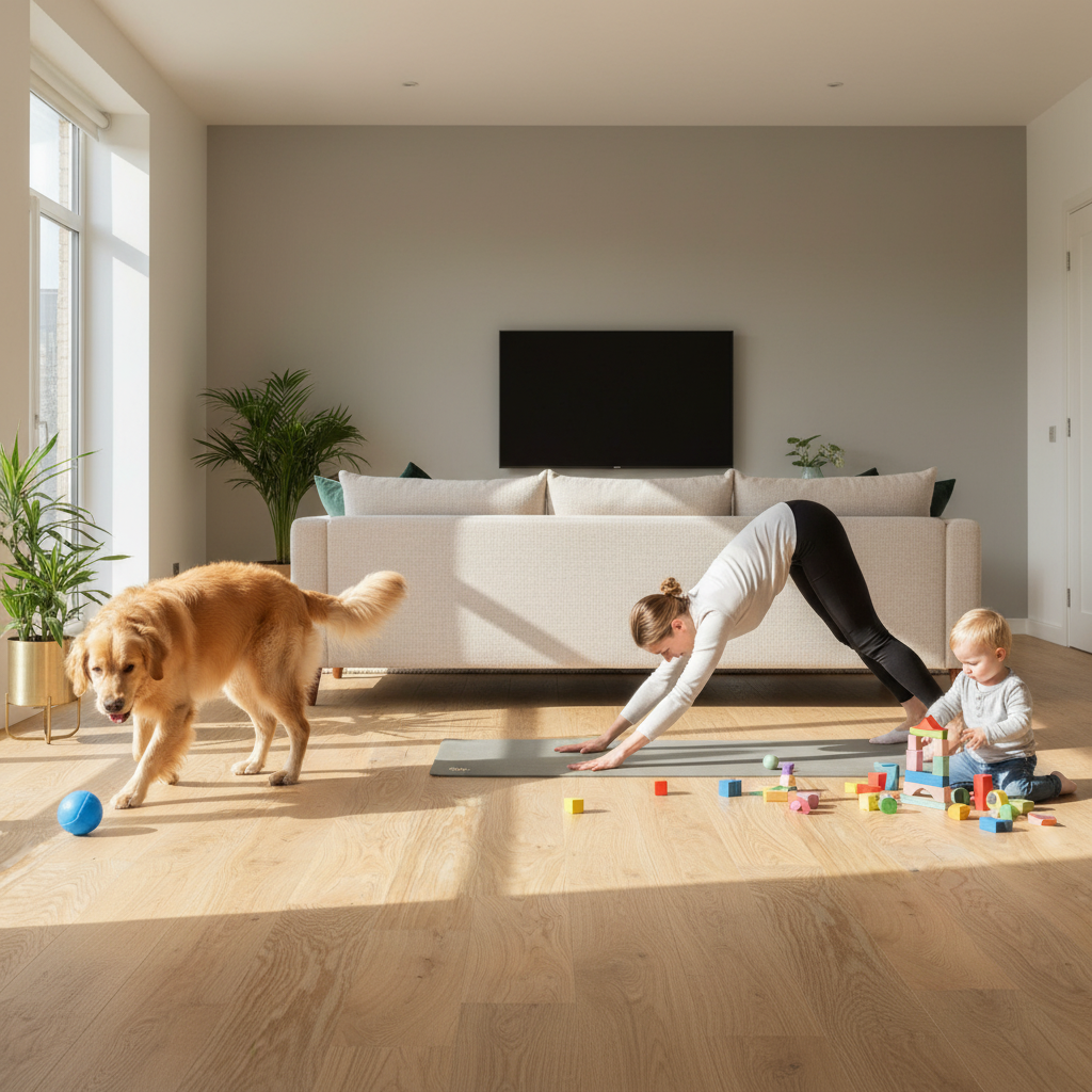 Premium 12mm Brushed and Oiled Engineered Real Wood Flooring - Natural Oak Finish for Timeless Elegance