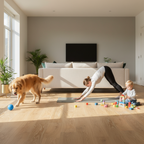 Premium 12mm Brushed and Oiled Engineered Real Wood Flooring - Natural Oak Finish for Timeless Elegance