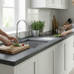 Premium Rounded Edge Laminate Worktop 3000mm x 600mm x 28mm - Durable, Stylish, and Easy to Install for Modern Kitchens