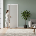 Premium Internal Primed 7 Panel Ladder Door - Modern Design, Ready to Install, Durable Construction for Contemporary Spaces