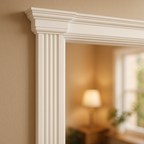 Fully Finished White Internal Architrave Set with Sovereign Design - detail view