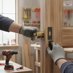 Premium 63mm (2.5'') Tubular Deadbolt in Matt Black Finish - Durable and Elegant Security Solution for Internal Doors