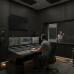 Premium Acoustic Slat Wall Panels - Black Finish with Sound-Absorbing Felt Backing for Noise Reduction and Elegant Aesthetics