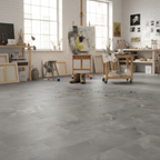 Premium 5mm Embossed Purecoat Rigid Core Vinyl Flooring with Angle-Tight Click Installation for Moisture-Prone Areas