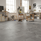 Premium 5mm Embossed Purecoat Rigid Core Vinyl Flooring with Angle-Tight Click Installation for Moisture-Prone Areas