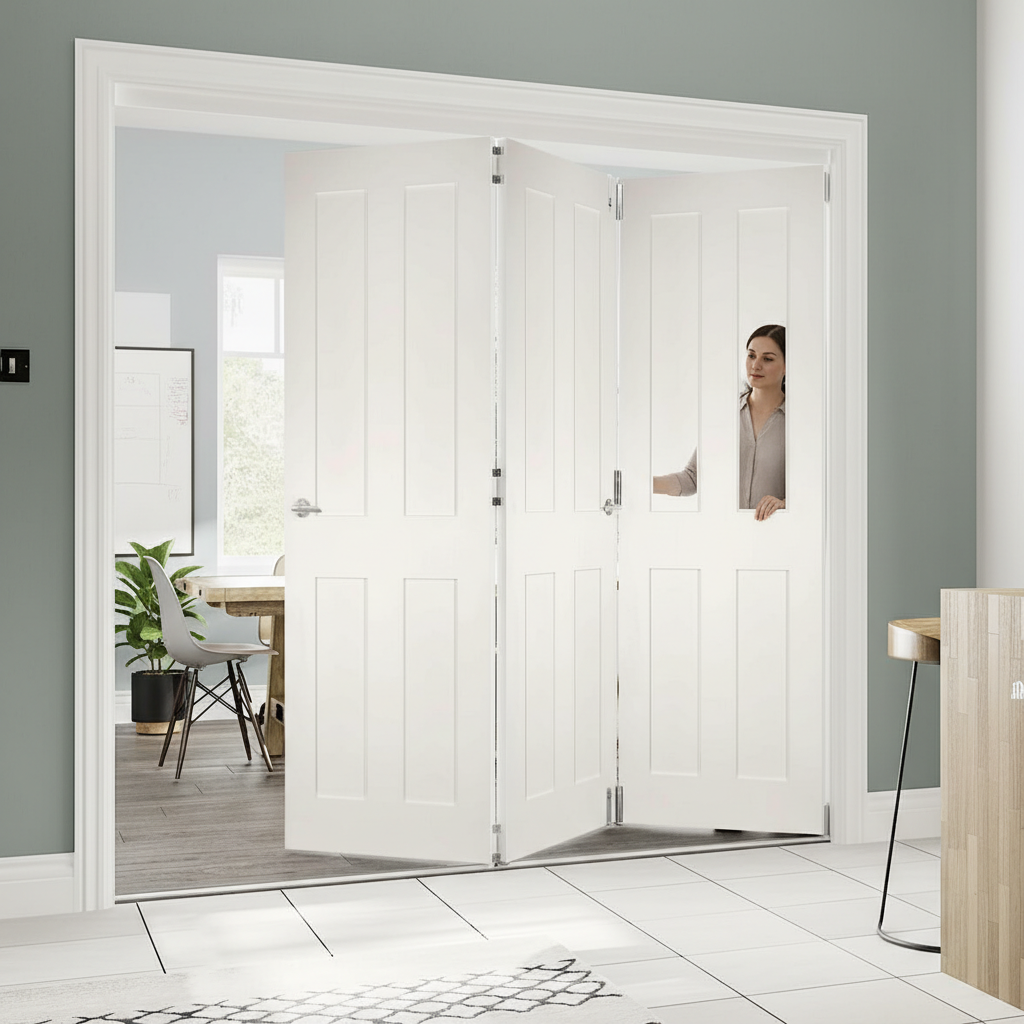 Premium High-Performance Room Divider with Top Hung Bi-Folding Doors - Flexible Configurations for Stylish Spaces