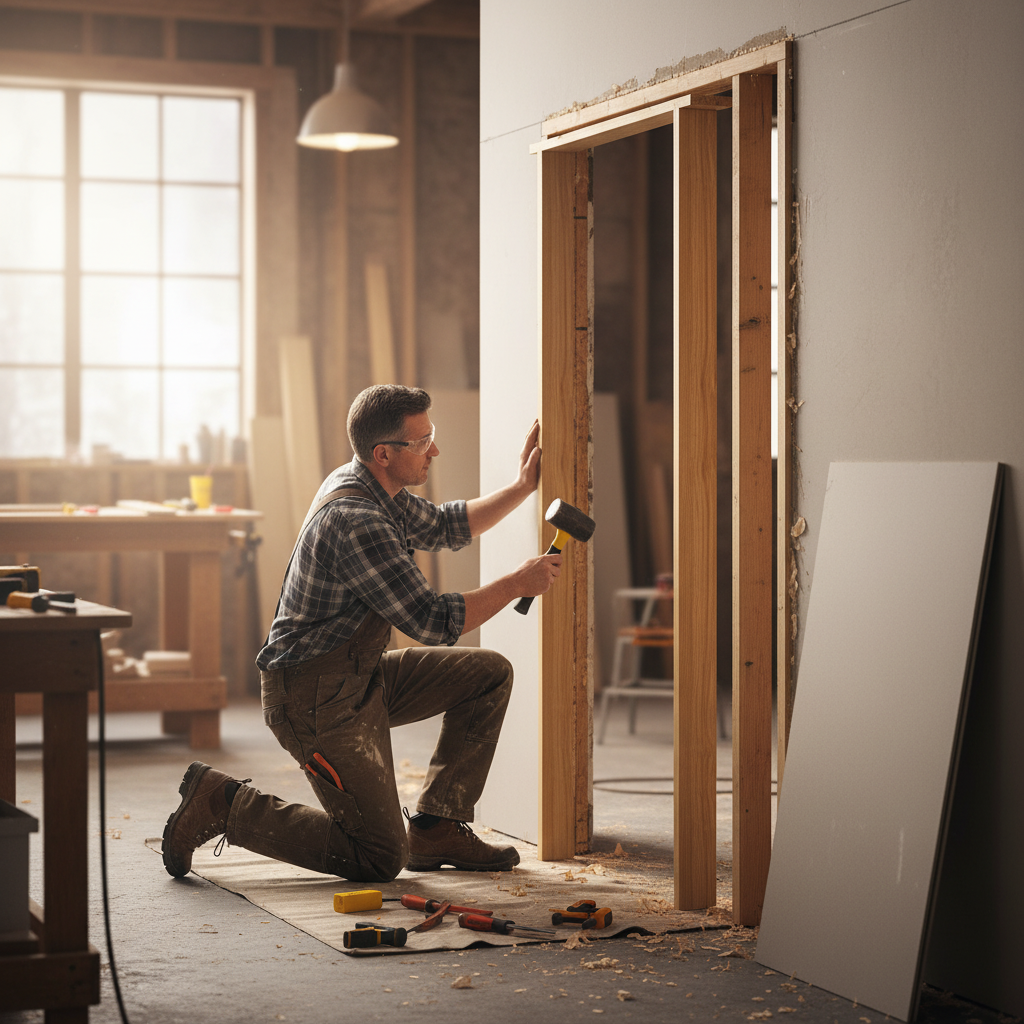 Professional 133mm Unfinished Softwood Door Lining Set - Durable Clear Pine with Adjustable Lengths for Doors up to 2100mm - Image 2