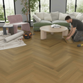 Premium Herringbone 5mm Rigid Core Vinyl Flooring with High-Performance Purecoat Finish for Durability and Easy Installation