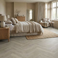 Steel City Grey Herringbone 5.5mm Rigid Core Vinyl Flooring