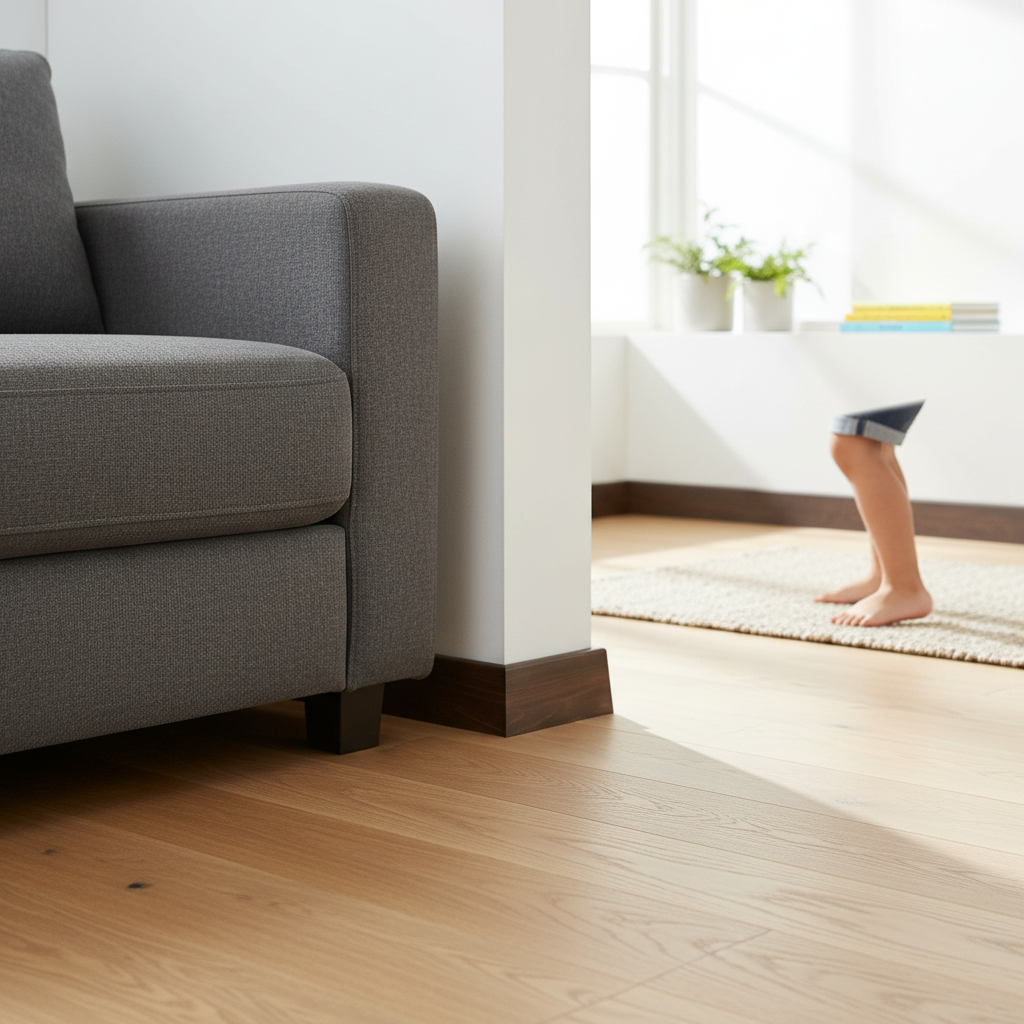 Premium High Gloss 2.4m Skirting Board with MDF Core for Luxurious Interior Finishes - Image 2