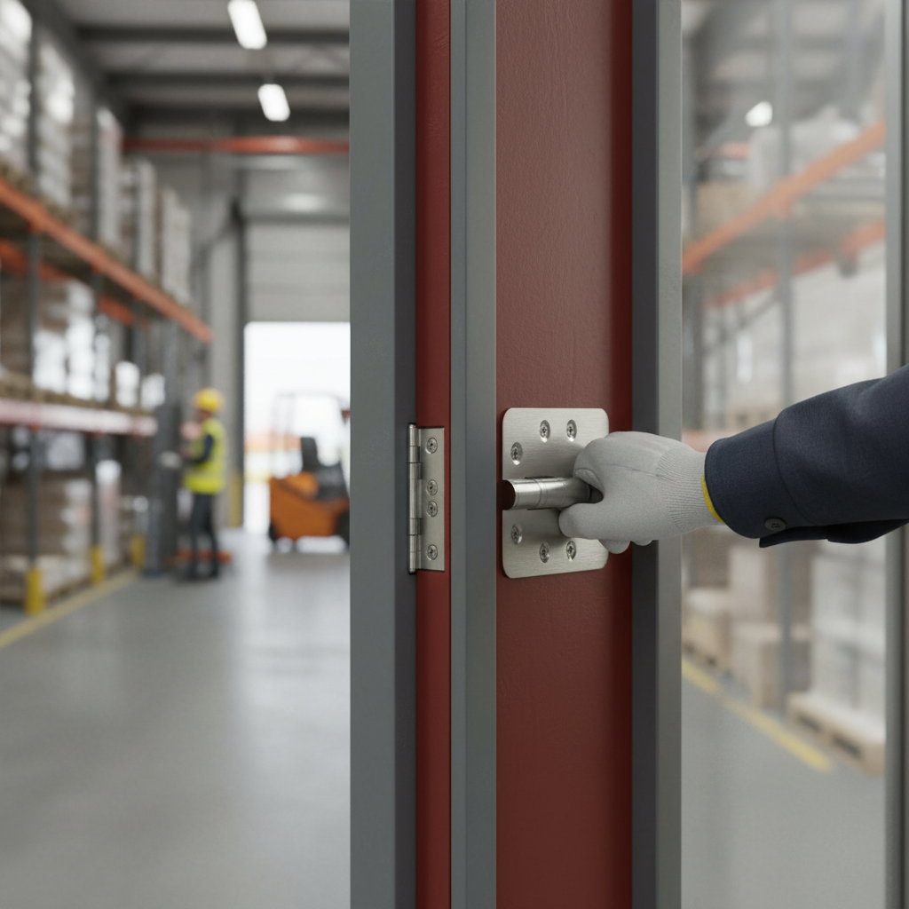 Premium 100mm CE13 Fire Rated Ball Bearing Radius Hinge Pair in Satin Stainless Steel for Interior Doors