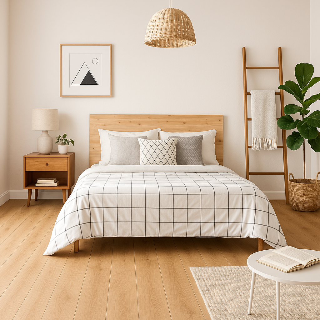 7mm Laminate Flooring in Oak Nature - Standard Plus Finish