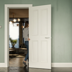 Premium Internal White Primed Rochester Door with Raised Mouldings and Solid Core for Superior Style and Durability