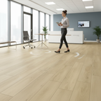 Premium 5mm Embossed UV Coated Rigid Core Vinyl Flooring with Oak Effect - Durable, Waterproof and Antimicrobial for Residential and Commercial Use