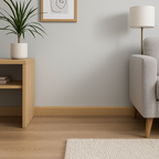 Light Oak 2.4m Round Pencil Laminate Skirting Board for Elegant Finishing