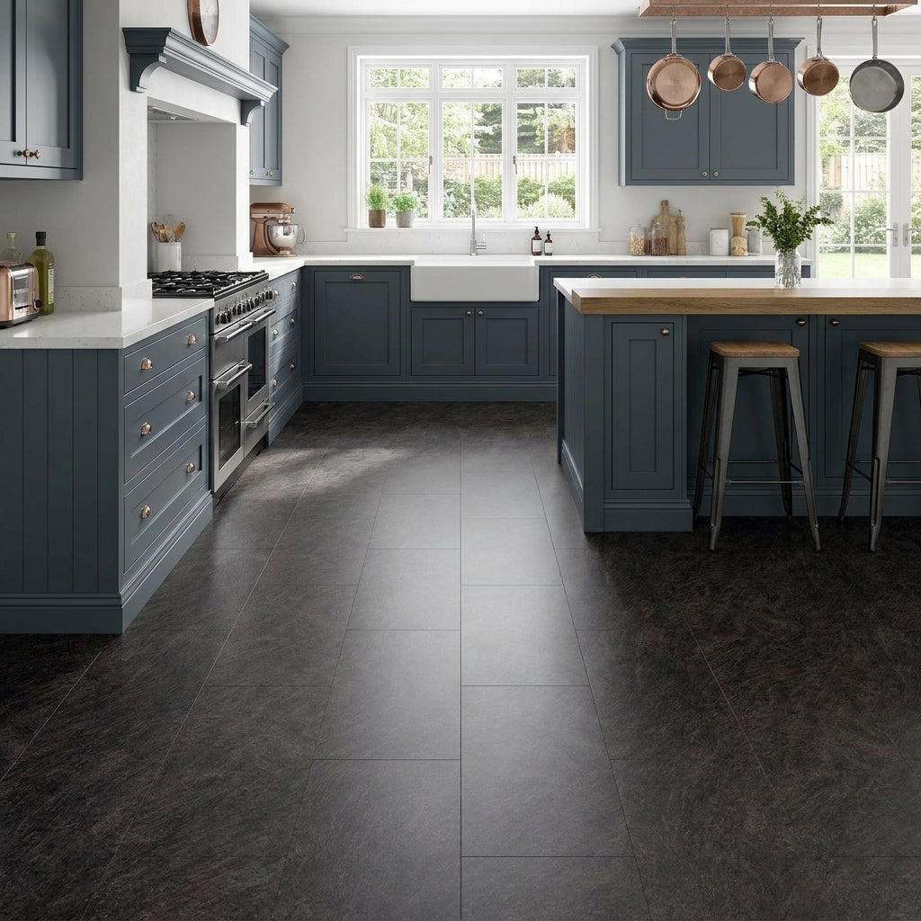 8mm Water-Resistant Laminate Flooring in Shadow Slate, 1305 x 336mm