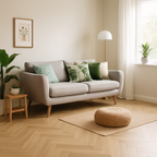 Herringbone Rigid Core LVT Flooring - 5mm Embossed Oak Purecoat Finish