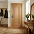 Internal Oak Fire Door Fully Finished, Solid Engineered Core, Trinity Design