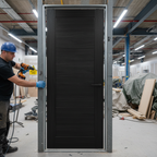 Premium Fully Finished Laminate Ladder FD30 Fire Door - 30 Minute Fire Resistance, Solid Engineered Core for Durability