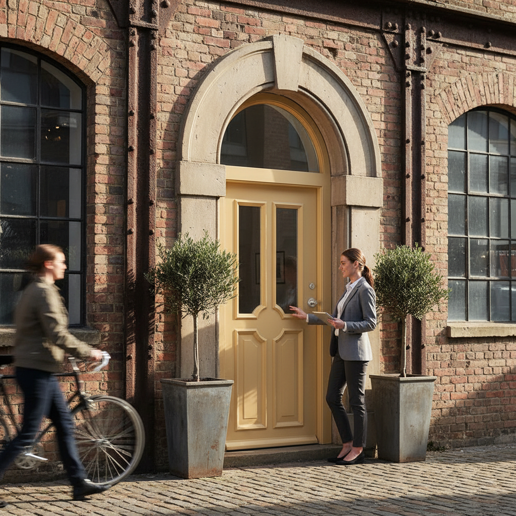 Premium Custom Made 2 Light External Door in Solid Merbau Hardwood with Custom RAL Color Options and 10-Year Warranty