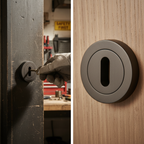 Premium Lock Escutcheon with Concealed Fix Rose, 25 Year Guarantee for Fire Rated Doors