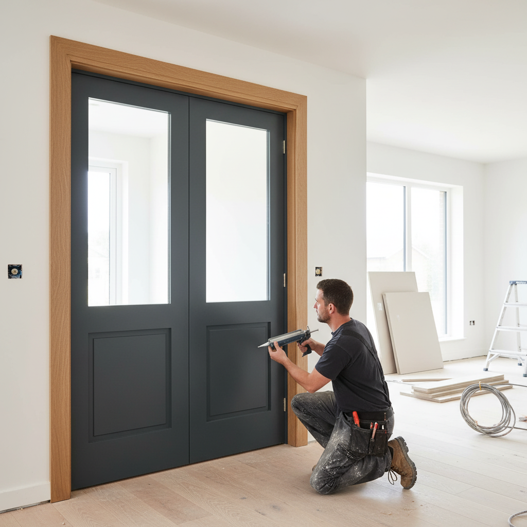 Premium Fully Finished 2.1m Grooved Oak Architrave 5 Pack for Contemporary Doors - Image 2