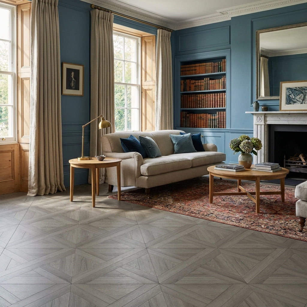 Stone Embossed Rigid Core LVT Flooring, 5.5mm Thick, UV Coated