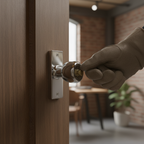 Premium 78mm (3'') Bolt Through Tubular Latch with Polished Chrome Finish for Door Hardware Compatibility