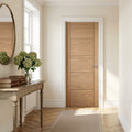 Internal Oak FD30 Fire Door Made-to-Measure Unfinished Solid Core