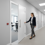 Premium Internal FD30 White Primed Flush Fire Door for Residential and Commercial Use - 30 Minute Certified Safety
