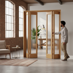 Premium Bi-Folding Room Divider Set with Easy Operation and Custom Size Options - High-Quality Professional Grade for Industrial and Commercial App...