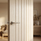 FD30 Rated Ivory Fully Finished Internal Fire Door Hollow Core 30 Minute Protection - detail view