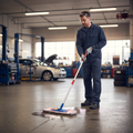 Premium Dual Purpose Mop with Machine Washable Cloth and Sponge for Safe Floor Cleaning