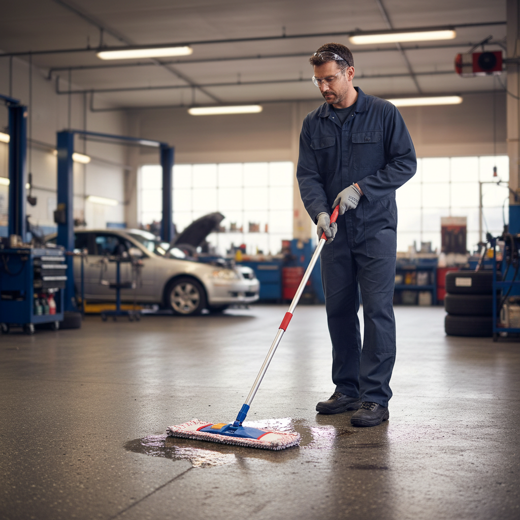 Premium Dual Purpose Mop with Machine Washable Cloth and Sponge for Safe Floor Cleaning