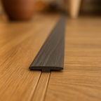 1m Dark Grey Laminate Connecting Door Profile for Seamless Fit - detail view