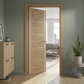 Premium Custom Made Oak Internal Door with Engineered Construction and Fire Rating