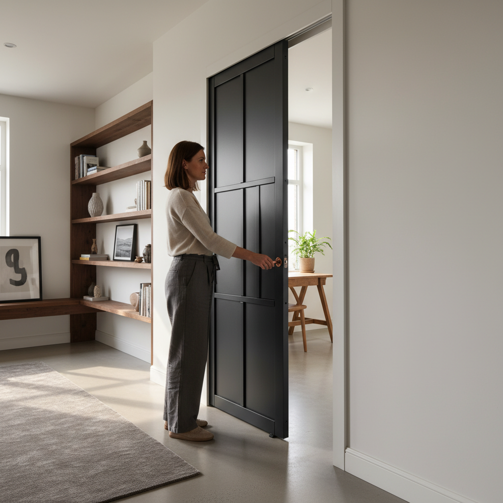 Premium Heavy Duty Pocket Door Set with Galvanised Steel Frame and Adjustable Jamb Options for Seamless Installation