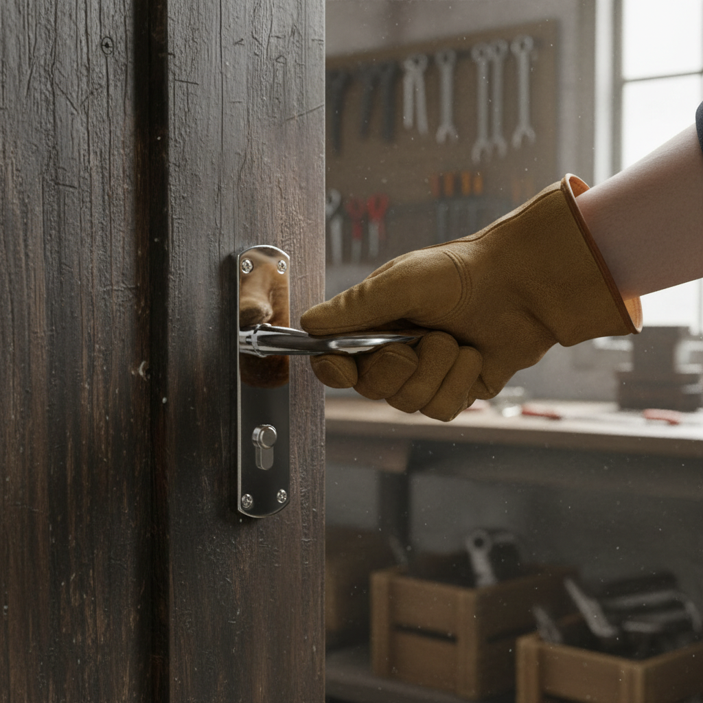 Premium Lever Door Handle on Backplate with Durable Finish for Enhanced Security and Style