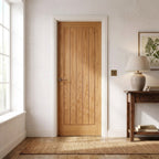 FD30 Fire Rated Oak Internal Door with Solid Engineered Core, Fully Finished