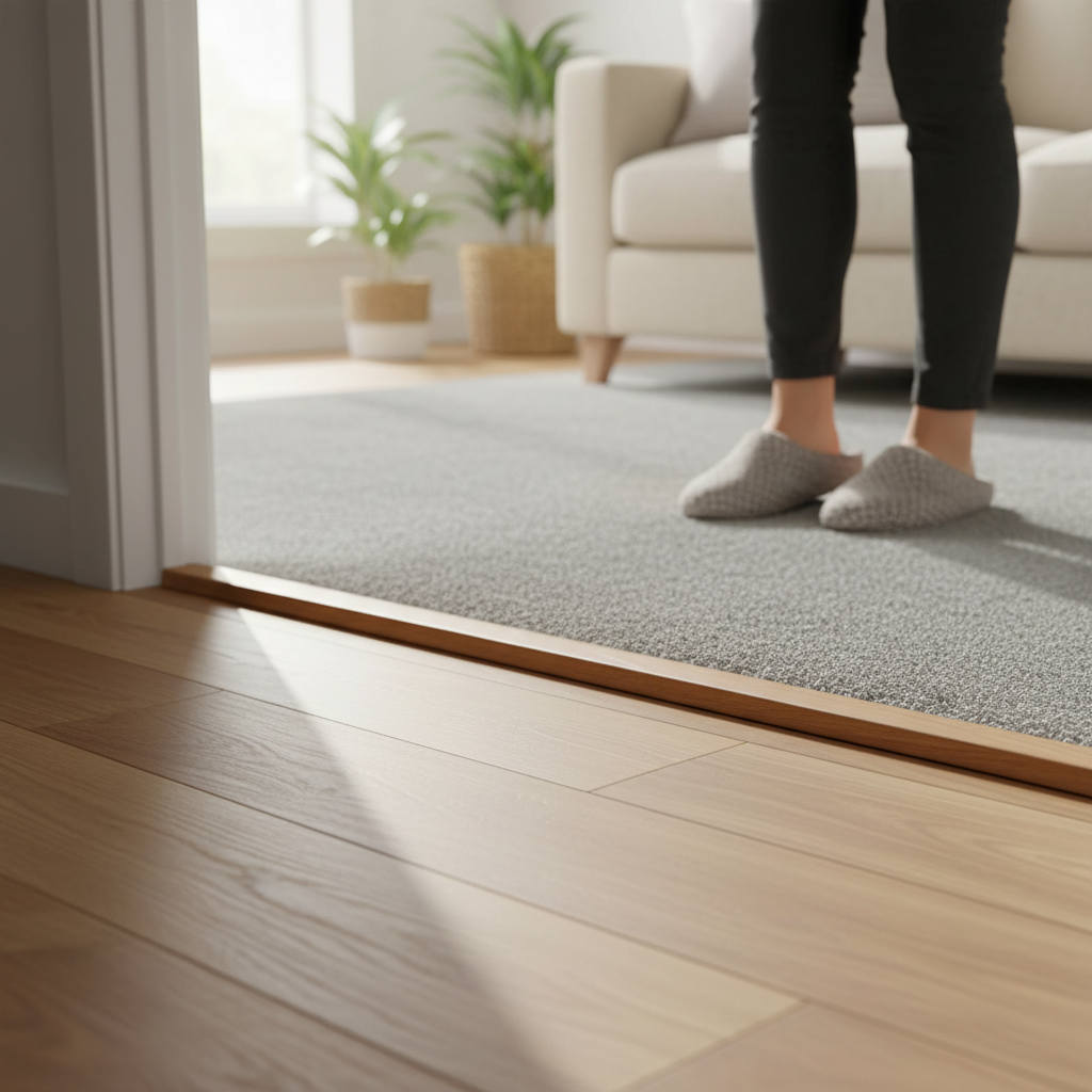 Premium Satin Lacquered End Profile Door Bar - 900mm Laminate Floor Transition Strip for Flooring Expansion Gaps