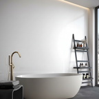 Premium Waterproof Wall Panelling - White Lustre Stone Design, 800 x 400mm, Easy Installation for Modern Interiors