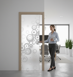 Premium Frameless Satin Glass Door with Easy-Clean Finish and 100mm Jambs, Customizable Up to 1026mm x 2040mm