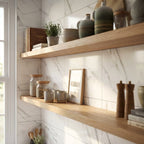 Clarence Matt Finish Ceramic Wall Tile, 300 x 600mm, 8.3mm Thickness - detail view